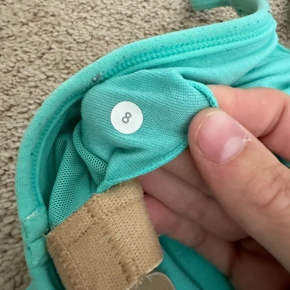 Lululemon- Teal Power Y Activewear Workout Tank Top